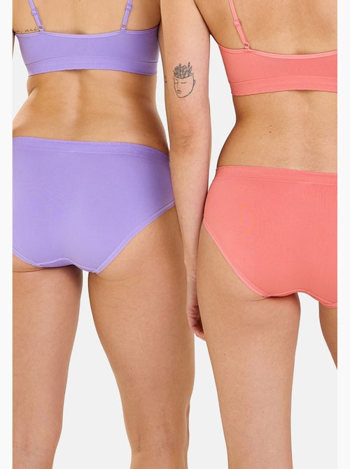 Lot de deux slips Zen Attitude Billet Doux - Kiabi