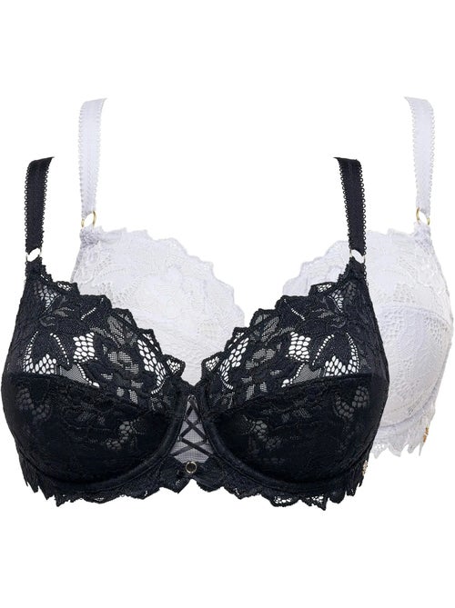 Lot de deux soutiens gorge arum prima sans complexe lingerie - Kiabi Lot de deux soutiens gorge arum prima sans complexe lingerie - Kiabi