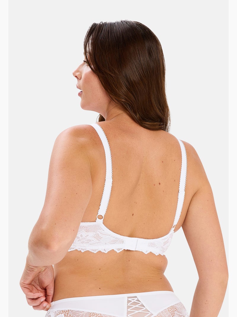 Lot de deux soutiens gorge arum prima sans complexe lingerie Blanc Rouge - Kiabi