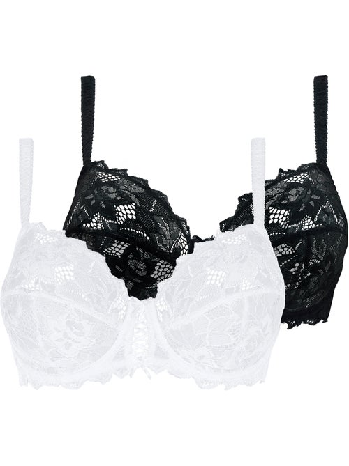 Lot de deux soutiens gorge arum sans complexe lingerie - Kiabi Lot de deux soutiens gorge arum sans complexe lingerie - Kiabi