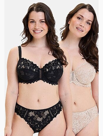 Lot de deux soutiens gorge arum sans complexe lingerie