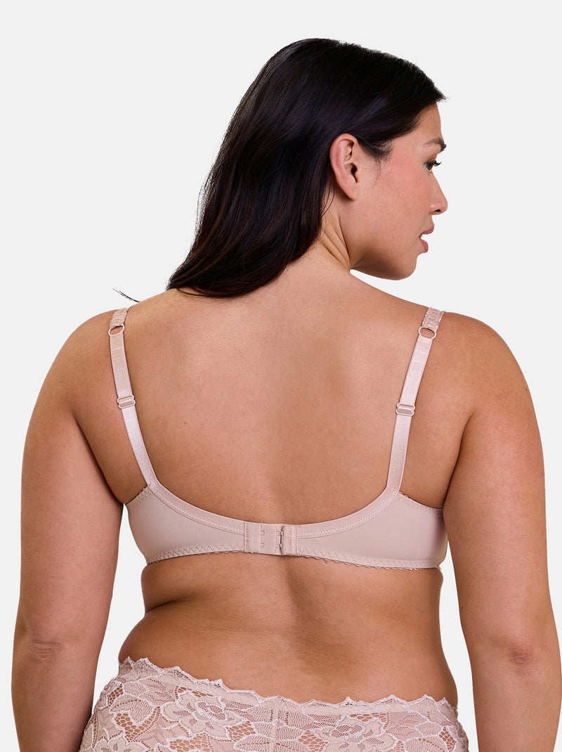Lot de deux soutiens gorge arum sans complexe lingerie Noir Beige - Kiabi