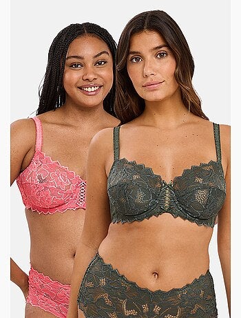 Lot de deux soutiens gorge arum sans complexe lingerie