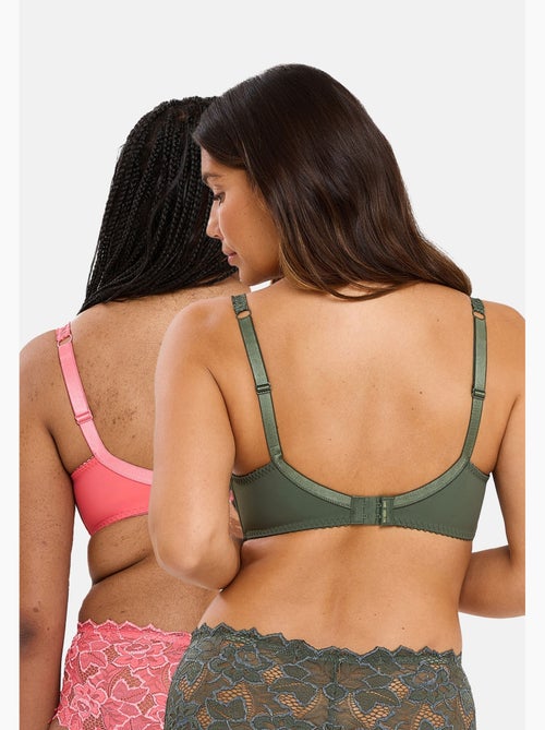 Lot de deux soutiens gorge arum sans complexe lingerie - Kiabi