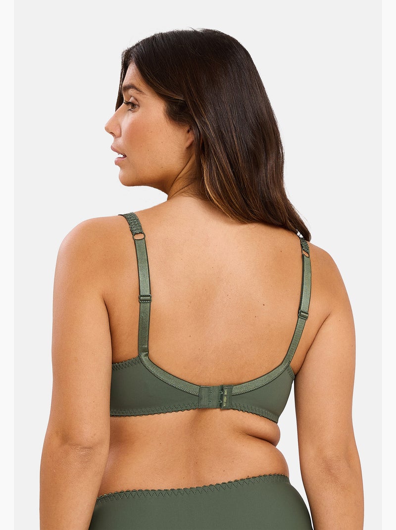 Lot de deux soutiens gorge arum sans complexe lingerie Rose/Vert - Kiabi