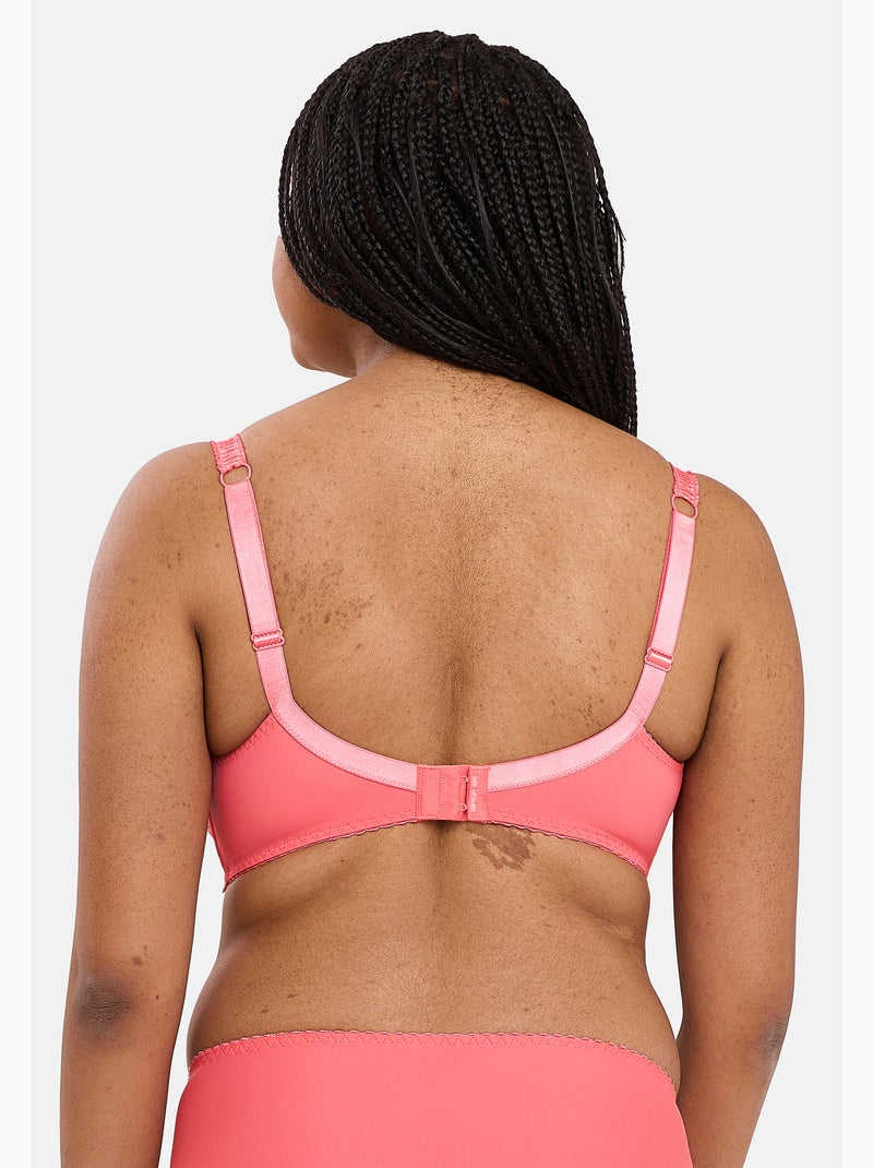 Lot de deux soutiens gorge arum sans complexe lingerie Rose/Vert - Kiabi