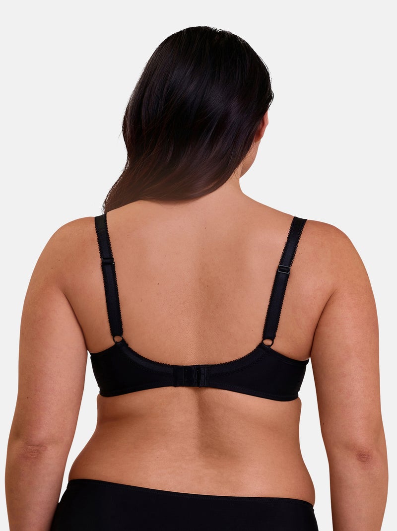 Lot de deux soutiens gorge sonia sans complexe lingerie Noir Beige - Kiabi