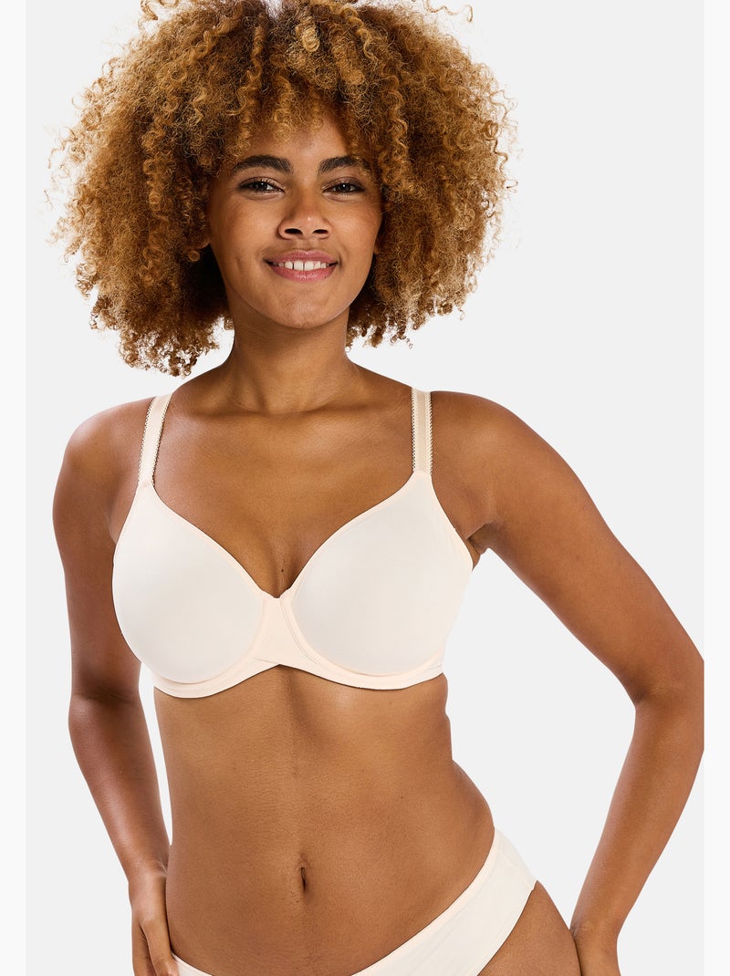 Lot de deux soutiens gorge Sonia Sans Complexe Noir Beige - Kiabi