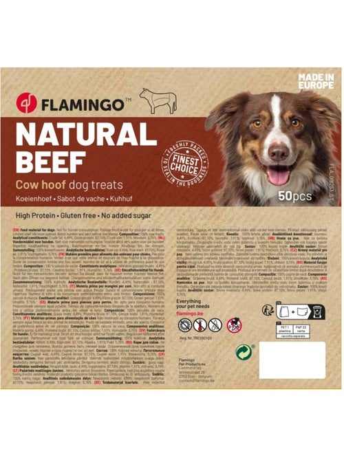 Lot de Friandises chien Nature Sabot de vache - Kiabi