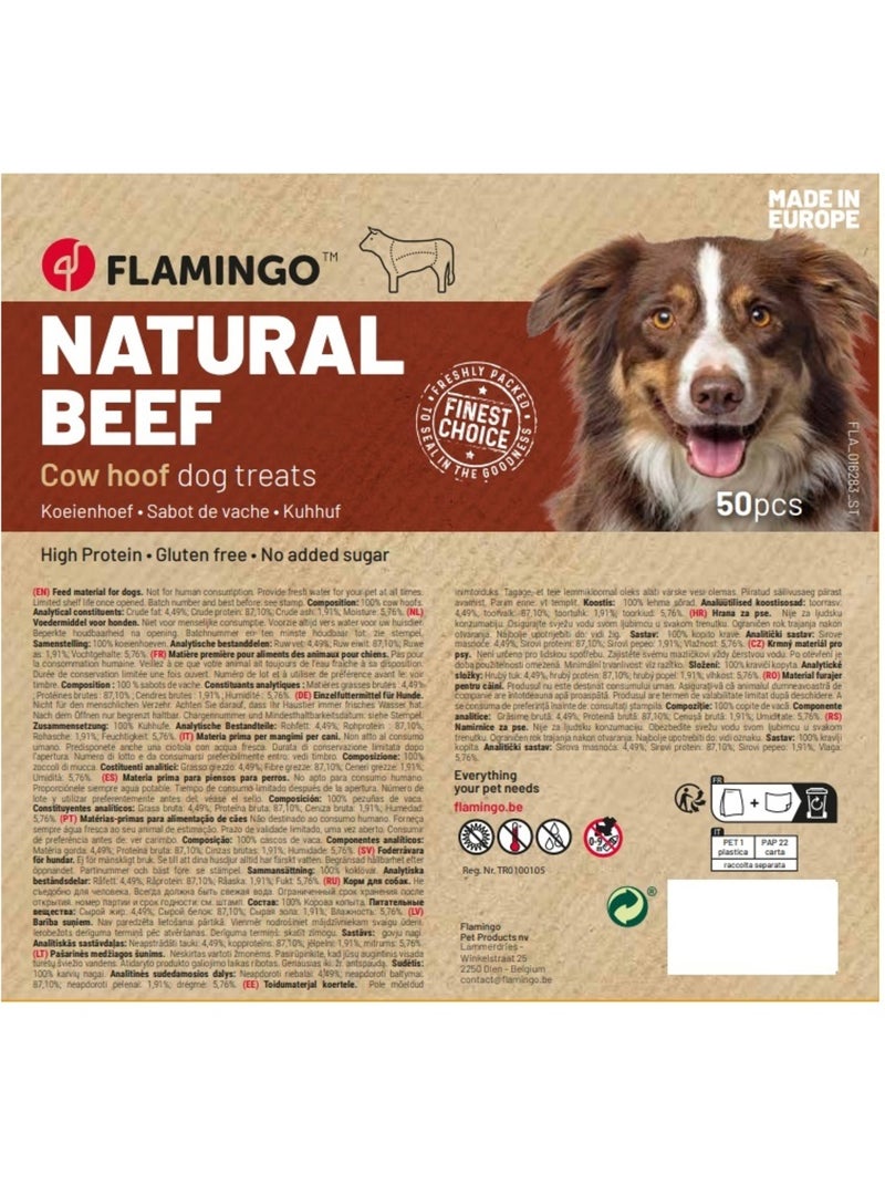 Lot de Friandises chien Nature Sabot de vache Marron - Kiabi