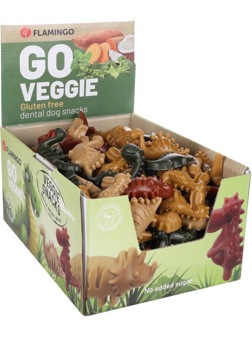 Lot de friandises veggies pour chien Dino mix - Kiabi