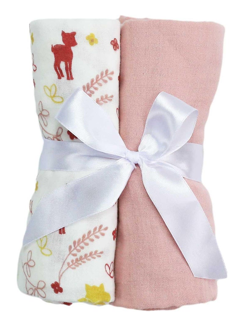 Lot de langes Rose - Kiabi