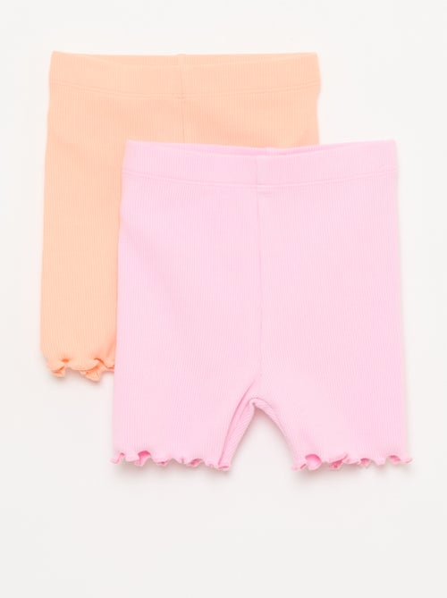 Lot de leggings côtelés - 2 pièces - Kiabi