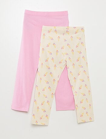 Lot de leggings courts à motif - 2 pièces