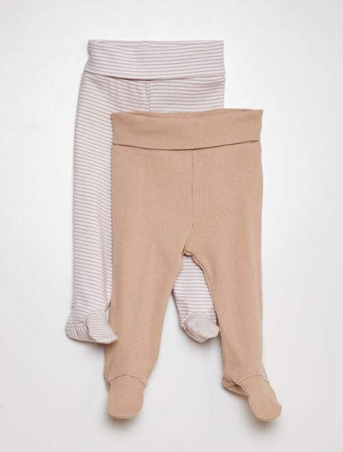 Lot de leggings en coton - 2 pièces - Kiabi