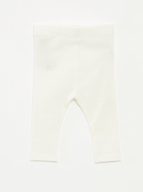 Lot de leggings long 1 imprimé all-over / 1 couleur unie - Kiabi