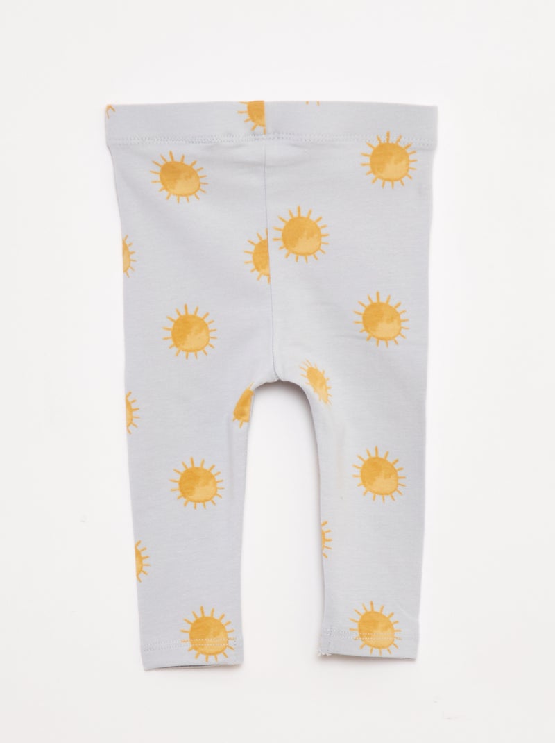 Lot de leggings longs Bleu - Kiabi