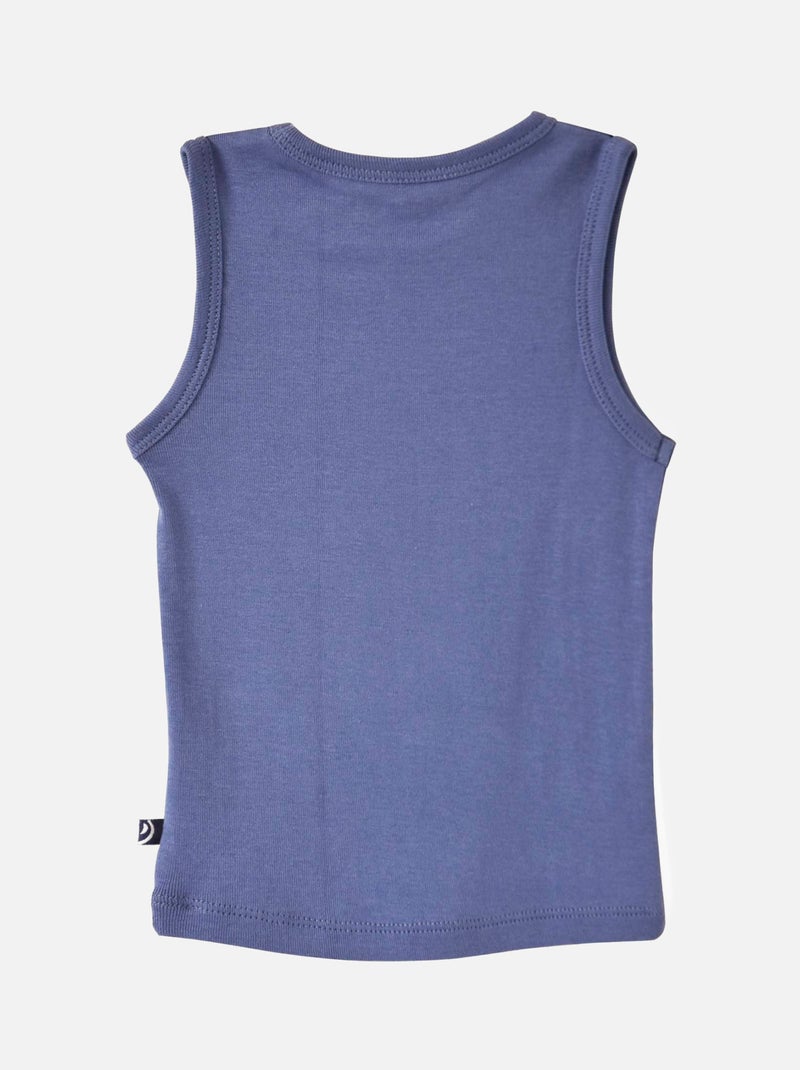 LOT DE MAILLOTS DE CORPS CORENTIN Blanc Bleu - Kiabi