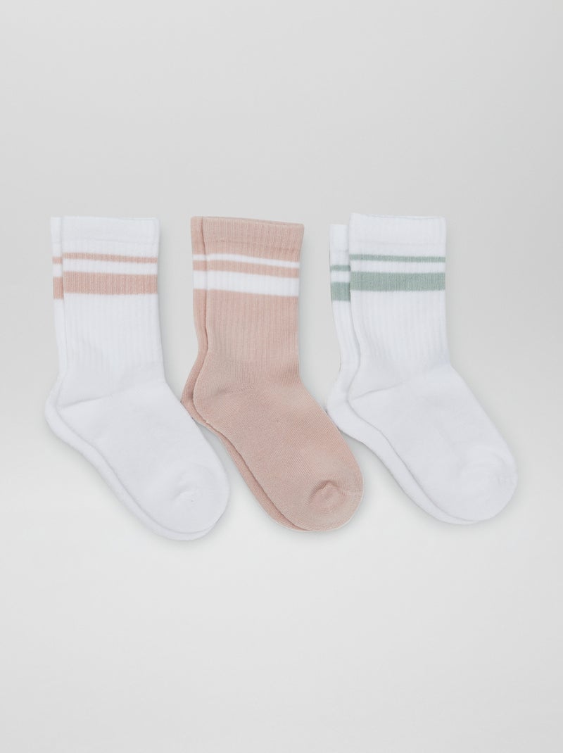 Lot de paires de chaussettes de sport Blanc - Kiabi