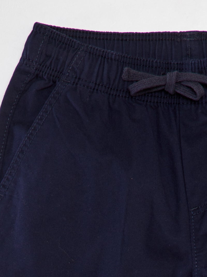 Lot de pantalons jogger - 2 pièces Marine/beige - Kiabi
