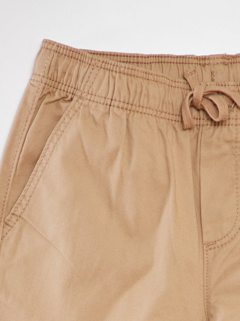 Lot de pantalons jogger - 2 pièces Marine/beige - Kiabi
