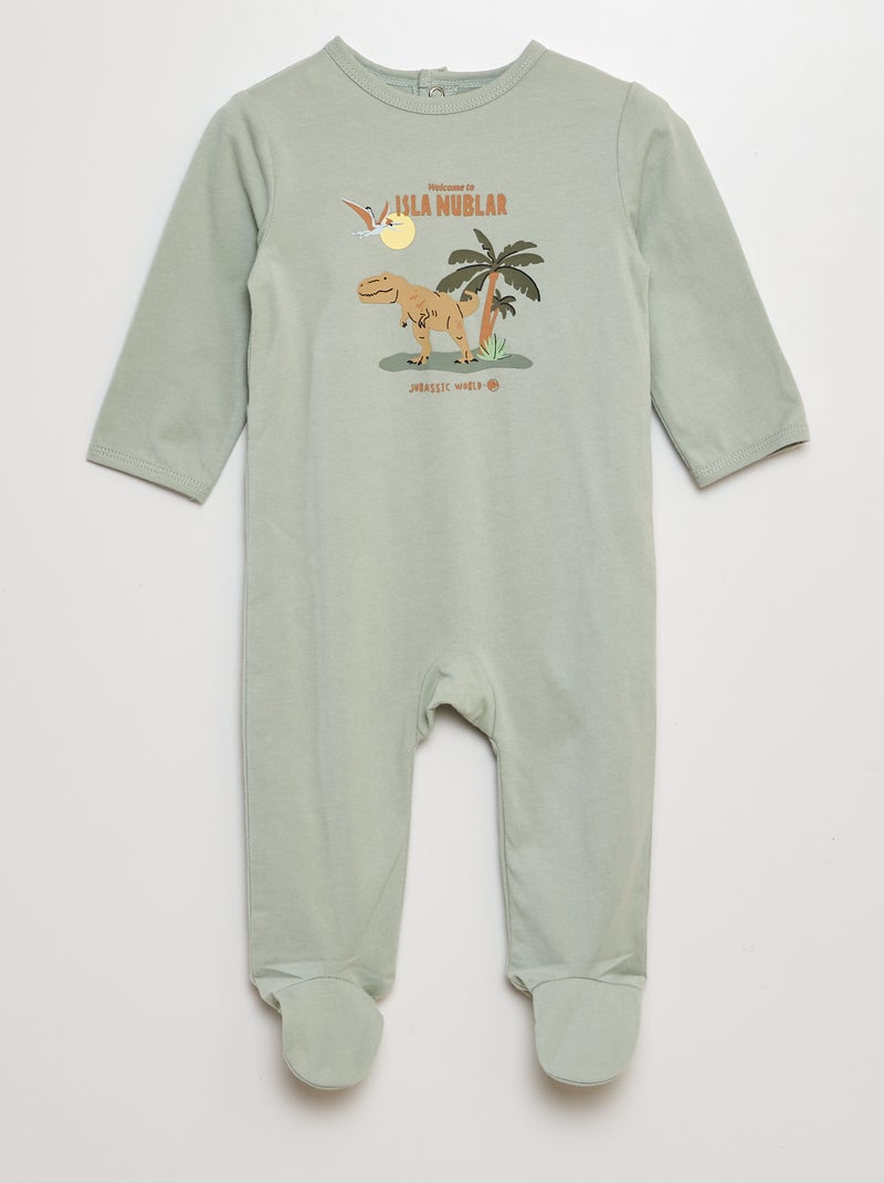 Lot de pyjama dors-bien en jersey - 2 pièces VERT - Kiabi