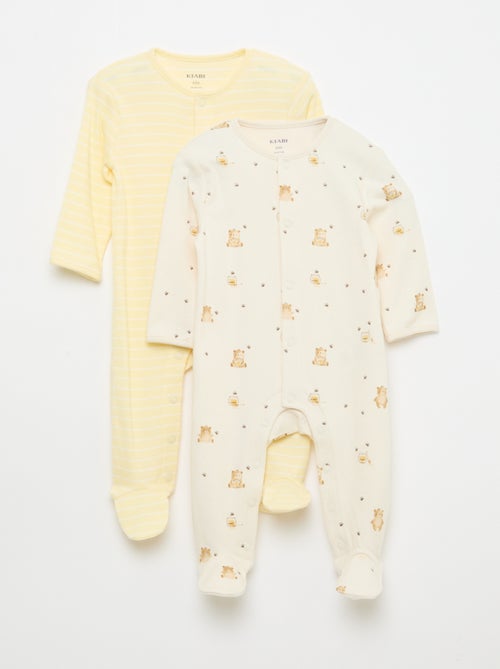 Lot de pyjamas dors biens avec pieds - Kiabi