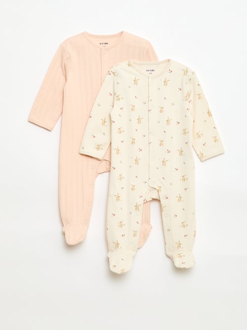 Lot de pyjamas dors biens avec pieds - Kiabi