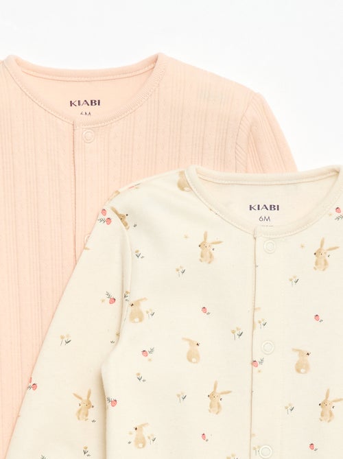 Lot de pyjamas dors biens avec pieds - Kiabi