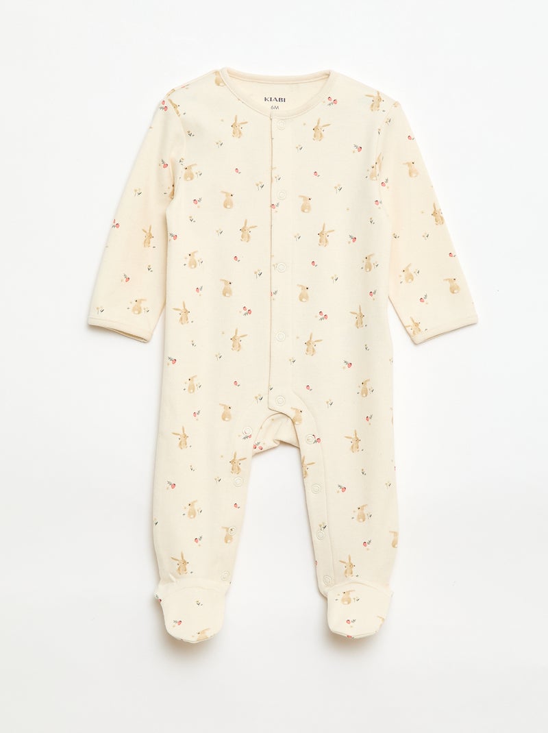 Lot de pyjamas dors biens avec pieds Blanc - Kiabi