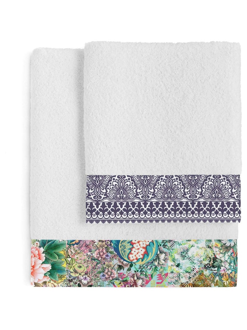 Lot De 3 Serviettes De Cuisine Coton – Rayures Noires Et Blanches – 18x28 Pouces – Géométrique Chic