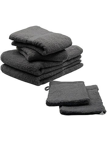 Lot de Serviettes de toilette et gants de toilette Elegance