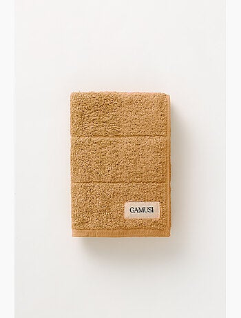Serviette 100% coton, éponge épaisse, avec boucle - Gamusi