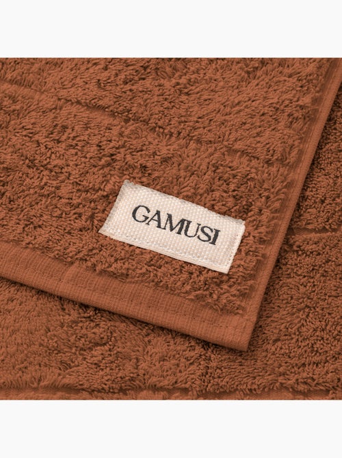 Lot de serviettes douche et toilette 100 % coton, 600 g/m², avec boucle - Gamusi - Kiabi Lot de serviettes douche et toilette 100 % coton, 600 g/m², avec boucle - Gamusi - Kiabi