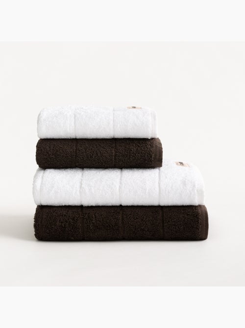 Lot de serviettes douche et toilette 100 % coton, 600 g/m², avec boucle - Gamusi - Kiabi Lot de serviettes douche et toilette 100 % coton, 600 g/m², avec boucle - Gamusi - Kiabi