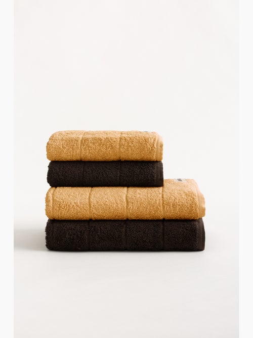 Lot de serviettes douche et toilette 100 % coton, 600 g/m², avec boucle - Gamusi - Kiabi Lot de serviettes douche et toilette 100 % coton, 600 g/m², avec boucle - Gamusi - Kiabi