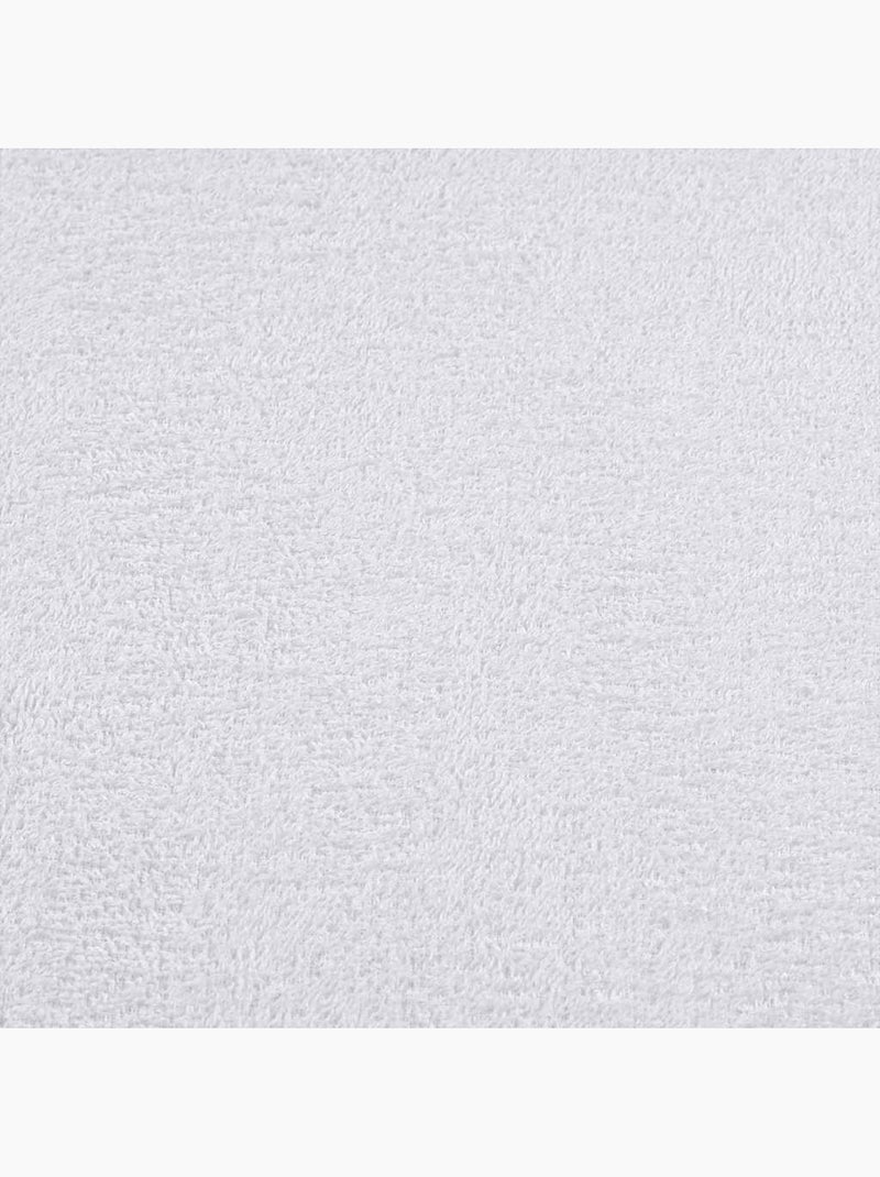 Lot de serviettes éponge coton 12 pcs frogn 360 g/m² - vidaxl Blanc - Kiabi