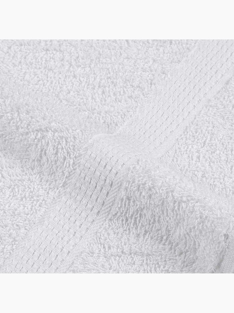 Lot de serviettes éponge coton 12 pcs frogn 360 g/m² - vidaxl Blanc - Kiabi