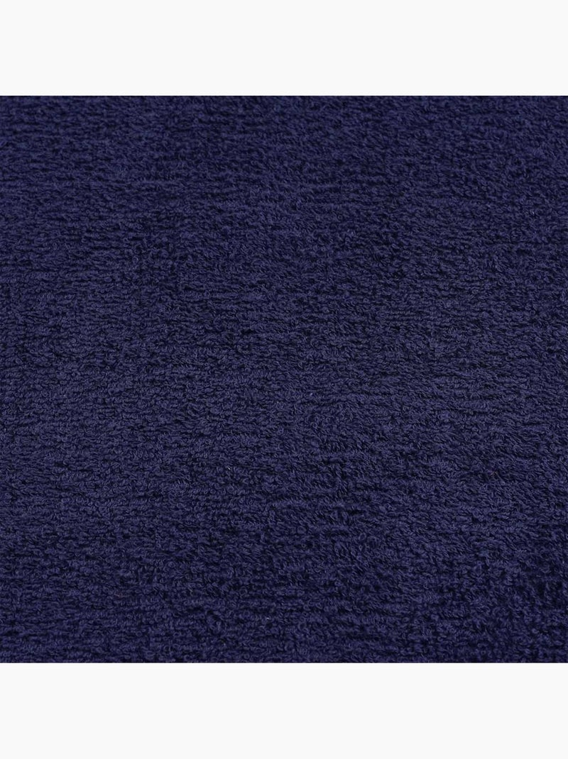 Lot de serviettes éponge coton 12 pcs frogn 360 g/m² - vidaxl Bleu marine - Kiabi