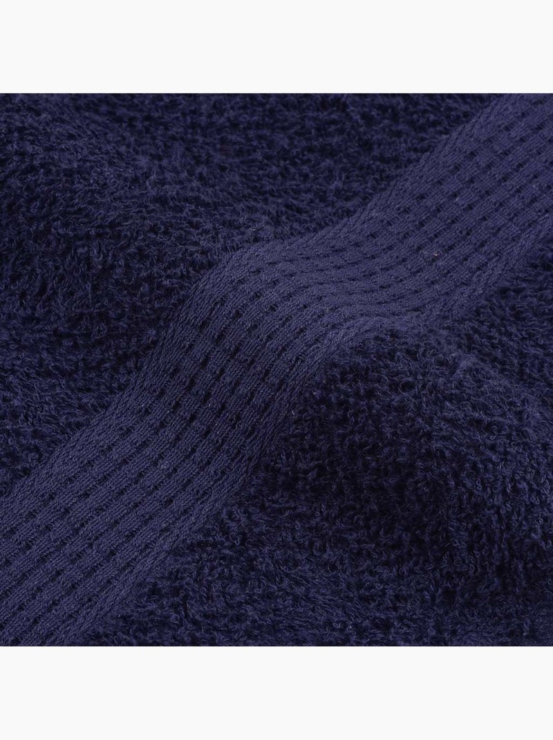 Lot de serviettes éponge coton 12 pcs frogn 360 g/m² - vidaxl Bleu marine - Kiabi