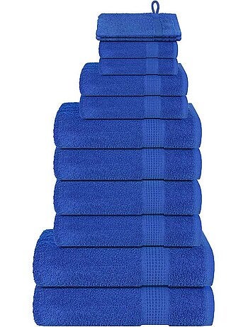 Lot de serviettes éponge coton 12 pcs frogn 360 g/m² - vidaxl
