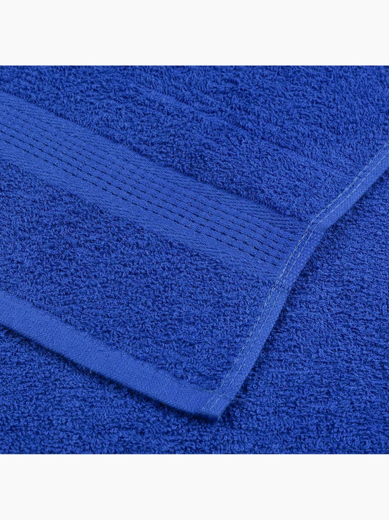 Lot de serviettes éponge coton 12 pcs frogn 360 g/m² - vidaxl Bleu - Kiabi