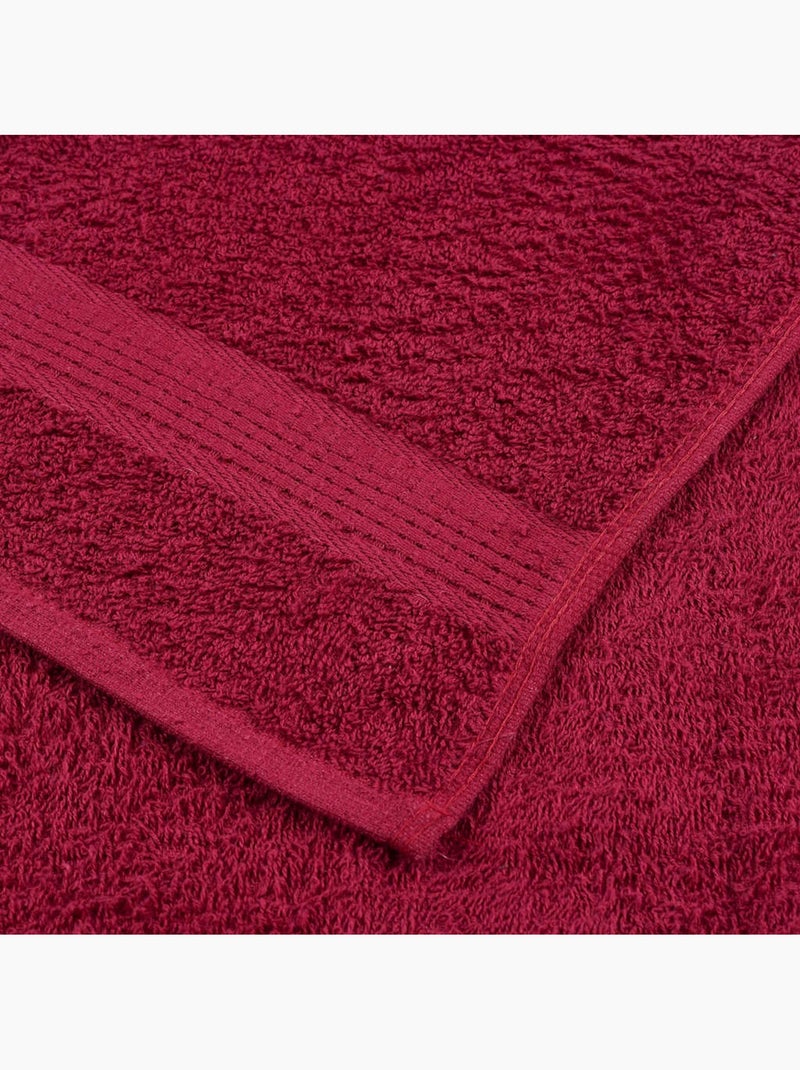Lot de serviettes éponge coton 12 pcs frogn 360 g/m² - vidaxl Bordeaux - Kiabi