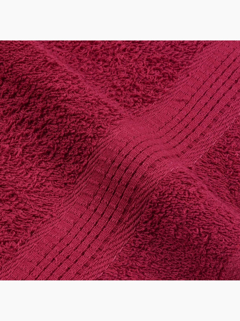 Lot de serviettes éponge coton 12 pcs frogn 360 g/m² - vidaxl Bordeaux - Kiabi