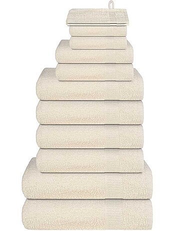Lot de serviettes éponge coton 12 pcs frogn 360 g/m² - vidaxl