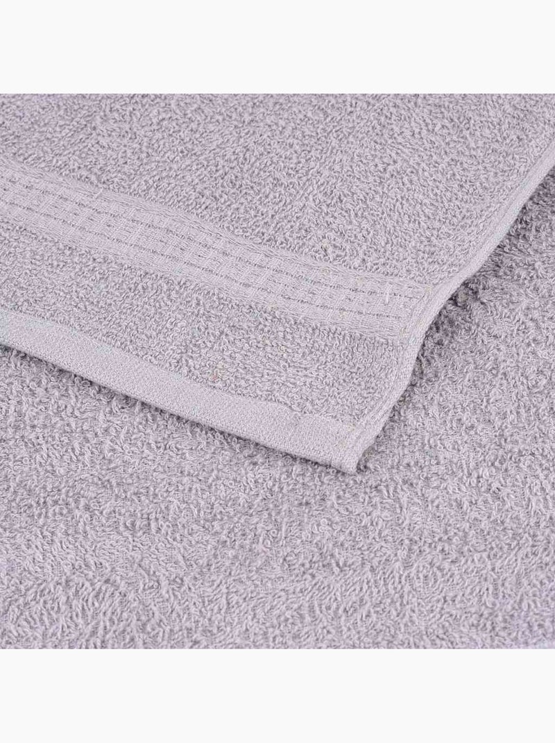Lot de serviettes éponge coton 12 pcs frogn 360 g/m² - vidaxl Gris - Kiabi
