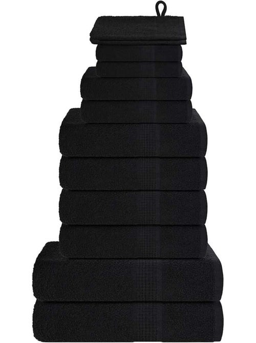 Lot de serviettes éponge coton 12 pcs frogn 360 g/m² - vidaxl - Kiabi
