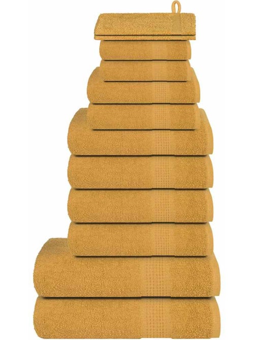 Lot de serviettes éponge coton 12 pcs frogn 360 g/m² - vidaxl - Kiabi Lot de serviettes éponge coton 12 pcs frogn 360 g/m² - vidaxl - Kiabi