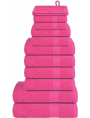 Lot de serviettes éponge coton 12 pcs frogn 360 g/m² - vidaxl