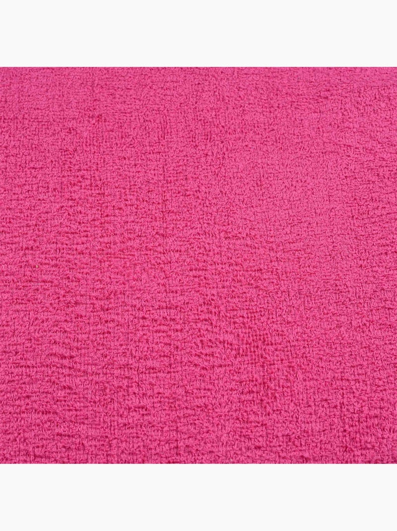 Lot de serviettes éponge coton 12 pcs frogn 360 g/m² - vidaxl Rose - Kiabi